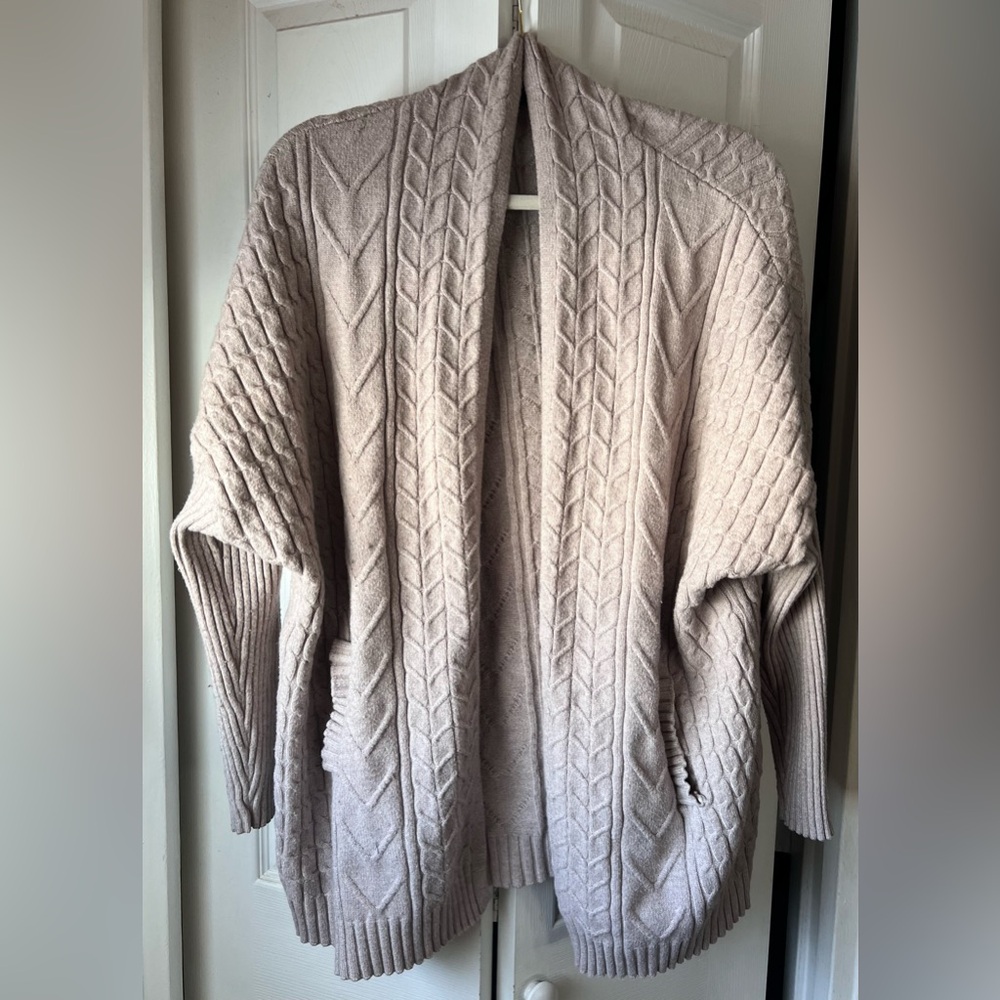 Cyrus Cable Knit Cardigan - Cream